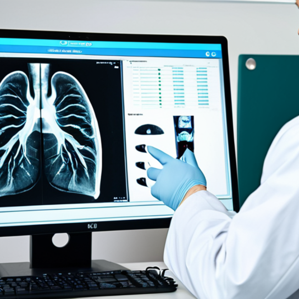 사례 연구  의료 데이터와 암호화 프로토콜 - AI-Assisted Diagnosis**

"A bright, modern doctor's office. A doctor in a professional white coat re...