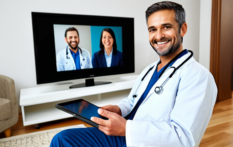 사례 연구  의료 데이터와 암호화 프로토콜 - AI-Assisted Diagnosis**

"A bright, modern doctor's office. A doctor in a professional white coat re...